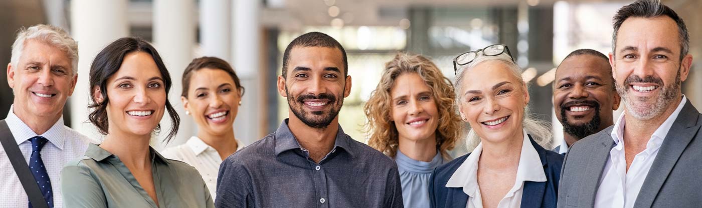 diverse group of employees